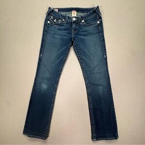 True Religion Dark Blue Straight Leg Jeans